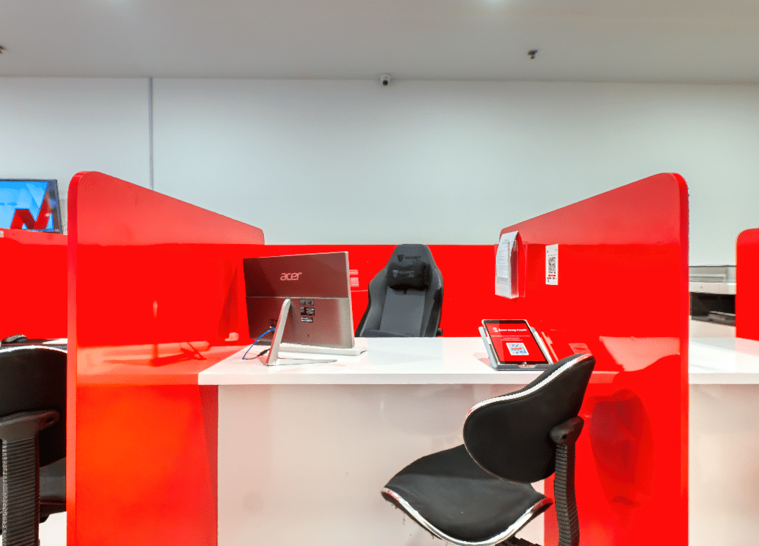 The interior of Soon Seng Credit's licensed money lender office, featuring a professional and welcoming atmosphere for clients.